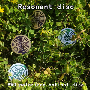 MWO Multi Frequency Oscillator Polarizer <b>Disc</b> Gold Plated Pure Copper Cell Resonance Energy Healing Jewelry - Product Image 2