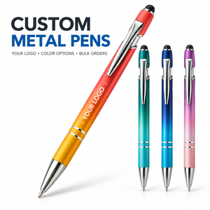 Bolígrafo Retráctil de Metal Personalizado con Logotipo, Degradado de Colores, Regalo Promocional Empresarial, Venta al Por Mayor - Product Image 1