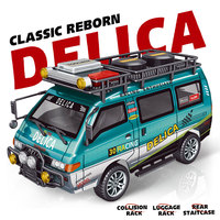 Voiture RC Delica Van 2.4G RTR Mini 2WD entièrement proportionnelle 1:24 avec moteur 130S et servo 9g, modèle tout-terrain