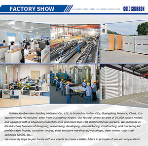 20 फीट लाइट स्टील सैंडविच पैनल कंटेनर हाउस प्रीफैब कार्यालय की दुकान में डेरा डाले घर डिचेबल डोरमैन अस्पताल विला लिविंग रूम - Product Image 5