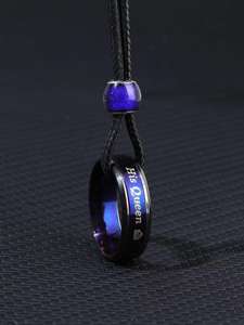 Collar de pareja para su colgante de cuerda de acero inoxidable | Collares de pareja para él y su acero inoxidable Su reina Su rey - Product Image 5