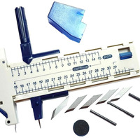 Cutter circulaire professionnel ProSuitable, cutter rond, cutter de traçage circulaire 5 x MS08