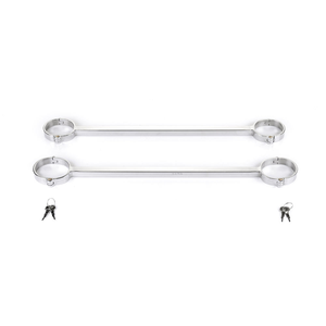 Fixateur de menottes en acier inoxydable de haute qualité Black Emperor pour bondage SM adulte, outils de punition unisexes - Product Image 6