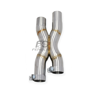 Tubo de Escape en X de Acero Inoxidable 304 para Ferrari <span class=keywords><strong>Roma</strong></span> 3.9T V8 2020-2024, Tubo de Escape de Alto Rendimiento, Directo de Fábrica - Product Image 6
