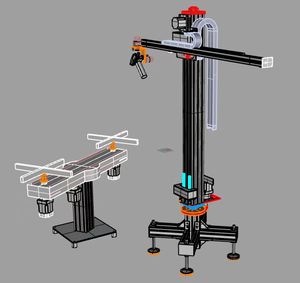 AI-Motion-MARK5 robot de pulvérisation d'automatisation industrielle personnalisé par IA avec composant moteur central d'équipement de peinture en aérosol chromé - Product Image 6