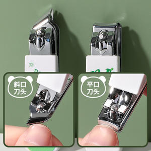 Cortauñas LMLTOP Serie Panda de 12.5 mm con hoja plana de acero inoxidable para uso general en los dedos. - Product Image 1