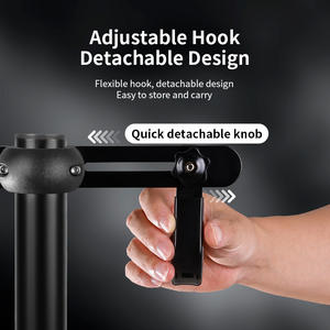 Support de rangement pour vélos <span class=keywords><strong>à</strong></span> suspendre <span class=keywords><strong>à</strong></span> l'intérieur, double tête de suspension, réglable, support de stationnement <span class=keywords><strong>suspendu</strong></span>, peut accueillir deux vélos, argent - Product Image 4