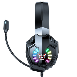 ONIKUMA X32 PC Gaming Headset Wired <b>USB</b> Stereo Headset with Light Emitting Diode Microphone for Sports and Aviation - Product Image 3