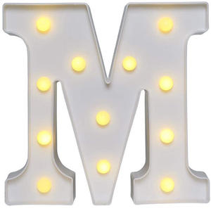 ไฟตัวอักษร LED <span class=keywords><strong>3</strong></span> มิติ ขายส่ง 26 ตัวอักษร สำหรับตกแต่งงานปาร์ตี้กลางแจ้ง งานวันเกิด งานแต่งงาน และคริสต์มาส - Product Image 4