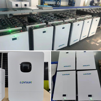 Système de stockage d'énergie hybride résidentiel connecté au réseau standard américain 5-30kW avec onduleur hybride + batterie LiFePO4 10-160kWh - Certifié