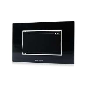 สวิตช์ไฟแบบอเมริกัน สีดำ อะคริลิคเงา มาตรฐานอเมริกาใต้ 1 ชุด 1 สวิตช์ไฟติดผนังสำหรับโคมไฟถนน - Product Image 1