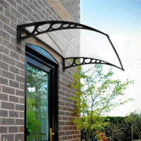 Auvent extérieur multifonctionnel avec inclinaison réglable pour patio, balcon et fenêtre, utilisation par tous les temps