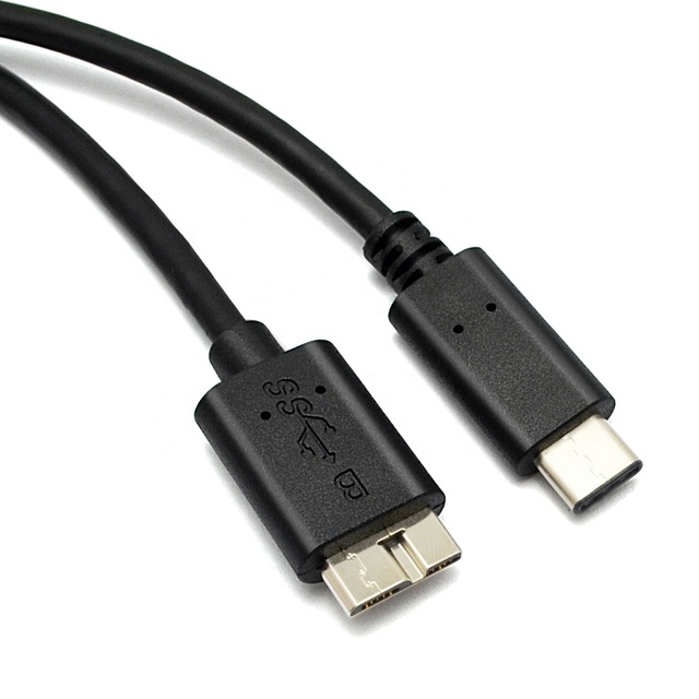 Type-C to USB 3.0 Micro B Cable Micro B USB Tipo C 3.0 Kabel Connector External Hard Drive Cabo for Hard Disk Drive Computer
