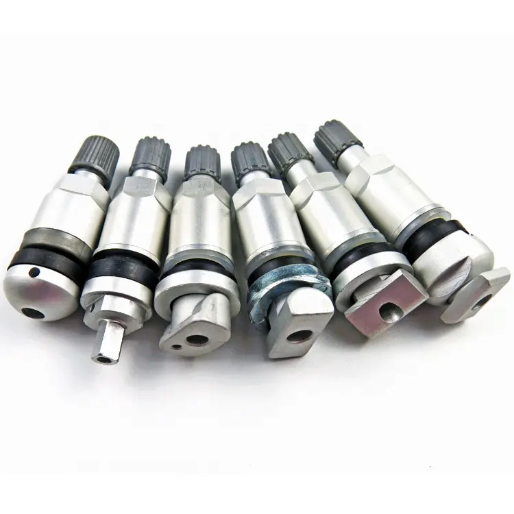 Aluminium alloy car tire valve stem for TPMS sensor Snap-in tubeless wheel rim stem tpms series tire valves