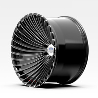 Nouvelles Jantes de Voiture RCSR Sur Mesure 17 18 19 20 21 22 Pouces, Roues Forgées en Alliage d'Aluminium Profondément Concaves 5x120 5x112 5x114.3 pour BMW Audi