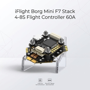 IFlight Borg Mini F7 Stack 4-8S Contrôleur de vol 60A ESC Brushless Intégré ELRS 2.4G 20x20 <span class=keywords><strong>FPV</strong></span> Fly Tower <span class=keywords><strong>pour</strong></span> <span class=keywords><strong>Drone</strong></span> RC - Product Image 1