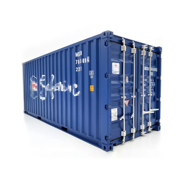 Safm arine 1/20 mô hình Train đường sắt bố trí ho quy mô 20ft Container vận chuyển 20 ''container đường sắt toa xe