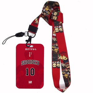 Hot Selling Marvel Captain America Bus Pass Card Holder Premium Polyester Neck Lanyard Hook for Students Wholesale Campus