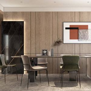 1220X2440/ 2600/ 2800/ 3000mm Panneau de fibre de mur plat d'intérieur décoratif placage de bois de charbon de bois de bambou - Product Image 5