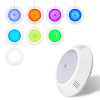 Lampes de piscine sous-marines LED RGB raffinées IP68 AC12V 35W, lampes sous-marines remplies de résine, projecteur de piscine