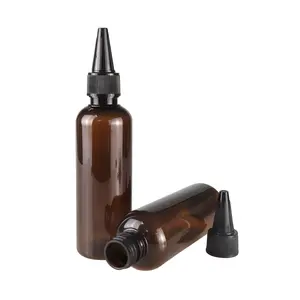 2022 IN STOCK 30/50/60/100/120/250/500ML Plastic PET Twist Top Bottles For Essential Oil/Hair Oil/Serum Oil Bottle