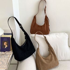 Sac fourre-tout en daim personnalisé pour femme, grand format, avec logo, sacs à bandoulière pour femme - Product Image 1