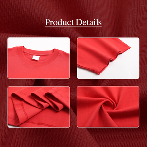 Camiseta de manga corta de alta calidad, 100% algodón, 230g de peso, corte básico y holgado; camiseta de cuello redondo de color liso para hombre. - Product Image 5
