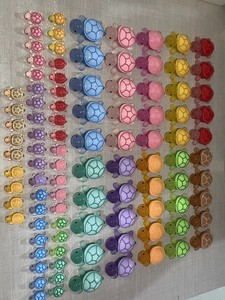 10 Couleurs de Grosses Tortues Miniatures Lumineuses, Mini Animaux en Résine, Petites Tortues pour Artisanat, Maison de Poupées, Jardin, Micro-Moissonnages et Décoration de Paysages - Product Image 6