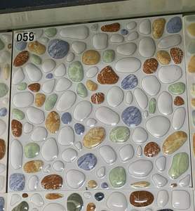 สีเหลืองอำพันหินเคลือบขัดพอร์ซเลนกระเบื้องปูพื้น - Product Image 4