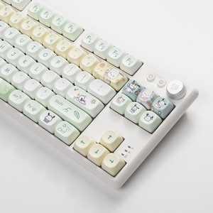 Teclas Redondeadas con Perfil <span class=keywords><strong>M</strong></span>-OA de <span class=keywords><strong>Pacha</strong></span> Dog/Cat/Piggy, Sublimación de Tinta PBT o Teclado Mecánico Mx 61/65/75/84/87 - Product Image 5