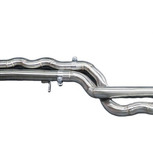 Tuyaux d'échappement intermédiaires de course à longueur égale pour optimisation des performances, compatibles M3 M4 F80 F82 F83 2015-2020 S55B30 3.0T, en acier inoxydable 304 - Product Image 4