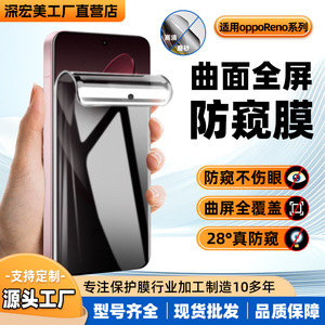 Oppo Reno15C 14Pro HD Matte <b>Privacy</b> <b>Screen</b> <b>Protector</b> 0.18mm Anti Fingerprint Anti Spy TPU Front Film - Product Image 4
