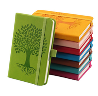 Haoxuan Tragbares A6 Verstellbares Loseblatt-Mini-Notizbuch, Anpassbares Hochwertiges Papier-Cover, Büro-Taschenformat, Geschenkidee