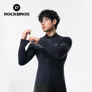 <span class=keywords><strong>Maglia</strong></span> da <span class=keywords><strong>ciclismo</strong></span> a maniche lunghe ROCKBROS autunno inverno <span class=keywords><strong>maglia</strong></span> <span class=keywords><strong>maglia</strong></span> da uomo antivento da strada <span class=keywords><strong>maglia</strong></span> top mountain bike - Product Image 4
