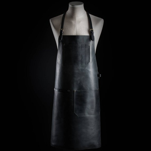Polyamide <b>Waterproof</b> <b>Work</b> Apron Unisex Adjustable Pockets Abrasion Resistant Durable Needle Detection Workshop Repair - Product Image 4