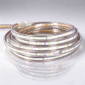 Tira de Luz LED Flexible AC220V Sin Parpadeo SMD Ultra Estrecha de 5mm de Ancho 2835 60LED/m Fácil Instalación para Decoración de Gabinetes del Hogar - Product Image 1