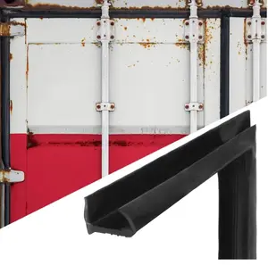 Özel kuru veya soğutmalı konteyner parça EPDM kauçuk sızdırmazlık şeridi ISO kargo konteyneri kauçuk kapı contası  şerit