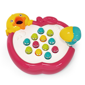Gran oferta, juguetes de aprendizaje Montessori para bebés, juguete de pesca para niños, juego de mesa de gusano interactivo electrónico - Product Image 5
