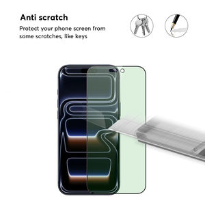 Protector de Pantalla para Celular <span class=keywords><strong>Plus</strong></span> <span class=keywords><strong>One</strong></span> para iPhone 17 16 15 14 13 12 Pro Max de Vidrio Templado Anti Luz Azul Accesorios para Teléfono - Product Image 3