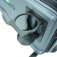 Valise à roulettes en alliage d'aluminium, bagage intelligent avec batterie amovible, valise pour enfants de 20 pouces