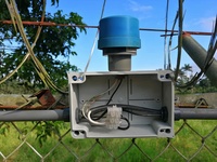 Interruptor de Luz Solar con Sensor Fotoeléctrico para Exteriores, Cuerpo de Policarbonato Impermeable con Bloqueo Giratorio y Soporte, Garantía de 3 Años