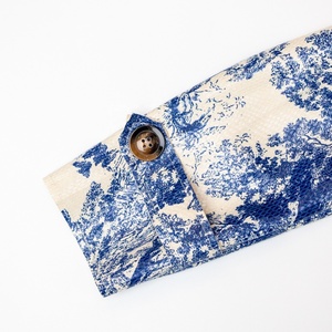 Gabardina Larga Personalizada 2025 con Cinturón, Diseño Único para Mujer, Elegante y Lujosa con Estampado Toile De Jouy, Abrigo de Invierno para Damas - Product Image 5