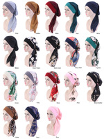 Chapeau à imprimés fleuris pour femmes, écharpe enveloppant la tête, Turban, Bandana, convient pour une chimiothérapie contre le Cancer