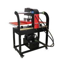 Nueva Prensa Térmica Hidráulica de Alta Resistencia 60x80cm, Máquina Industrial de Sublimación de Alta Presión para Grabado en Metal AIBA