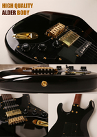 China Wholesale High Quality Professional Musical Instrument S-S-H Pickup Black Color