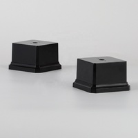 Base de trophée de haute qualité de couleur noire pour les trophées en plastique Composant A07