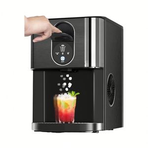 Machine à glaçons électrique Nugget de comptoir, 44 lb/24h, pour glaçons carrés mous et mâchables, avec distributeur et réservoir d'eau - Product Image 1