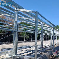Bâtiment d'élevage avicole modulaire préfabriqué en acier pour poulets de chair, pondeuses et reproducteurs