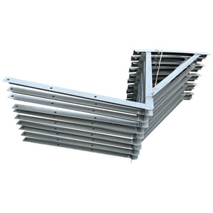 Barrières suspendues galvanisées à chaud en acier au carbone Q235, rampes de pont, rails fixes pour l'industrie de la construction - Product Image 1