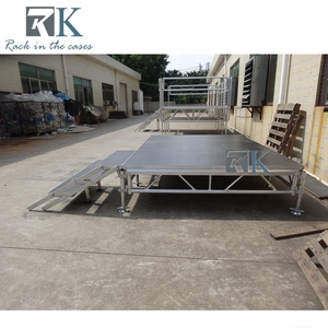 Multi Height Option Aluminum Stage Platform Quick Install Stage Display - Product Image 2